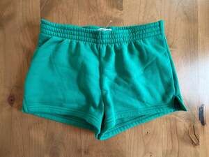 Refuge Athletics Emerald Green Elastic Waist Sweat Shorts